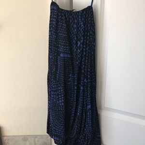 BCBG printed strapless balloon dress size XS